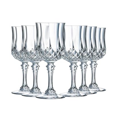 CRISTAL D ARQUES Cristal d'Arques 6 Verres &agrave; pied Longchamp - 17 cl T.U