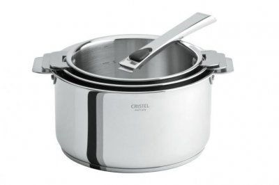 CRISTEL  - serie de 3 casseroles casteline