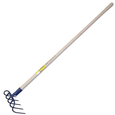 OUTILS PERRIN Croc &agrave; fumier 5 dents douille invers&eacute;e manche pomme 135