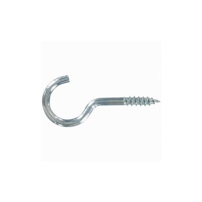 VYNEX Crochet acier zingu&eacute; - 3.5x25mm - lot de 6