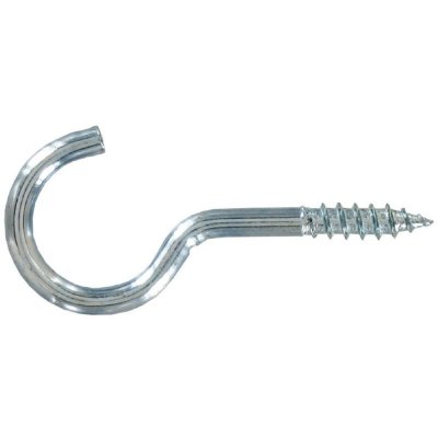 VYNEX Crochet acier zingu&eacute; - 6x60mm - lot de 2