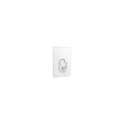 INOFIX Crochet adh&eacute;rent ventous&eacute; 80x62mm transparent