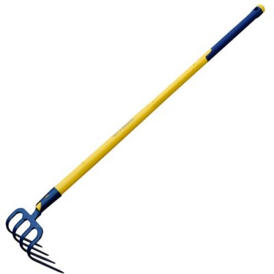OUTILS PERRIN Crocs &agrave; b&ecirc;cher ou &agrave; b&eacute;ton 4 dents 21 cm manche composite