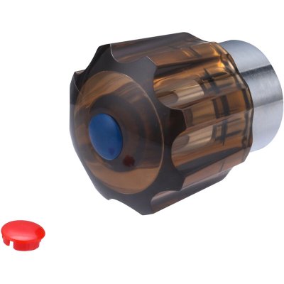 NT NOYON & THIEBAULT Croisillon Fum&eacute; pour Robinet avec Pastilles Bleu et Rouge NOYON & THIEBAULT