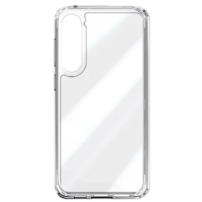 CRONG  Coque Crystal pour Samsung Galaxy S23 avec Dos Rigide et Bords sur&eacute;lev&eacute;s Transparent