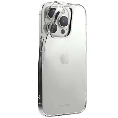 CRONG  Coque Flexible pour iPhone 14 Pro Crystal Slim Cover Transparent