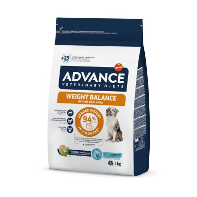 AFFINITY ADVANCE VETERINARY DIETS Croquette chien advance weight balance 3kg ADVANCE 923528