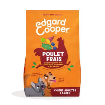 EDGARD & COOPER Croquette Naturelle Grand Chien 12kg Poulet frais