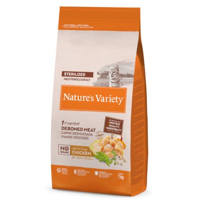 NATURE S VARIETY Croquette Selected St&eacute;rilis&eacute; pour Chat - Poulet 7kg - Nature's Variety