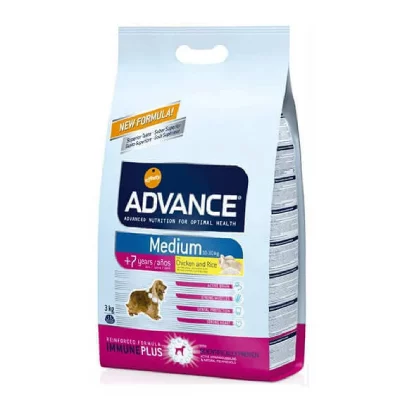 AFFINITY Croquettes advance pour chiens medium senior sac 3 kg (dluo 6 mois)