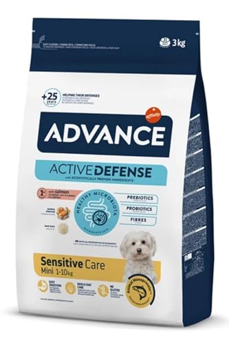Croquettes advance pour chiens mini sensitive sac 3 kg (dluo 6 mois)