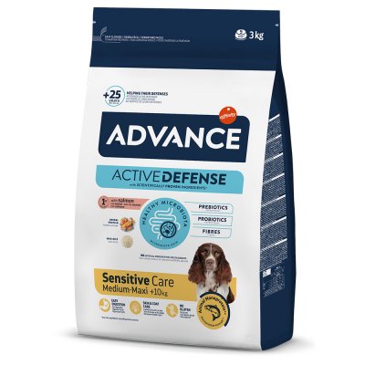 ADVANCE Croquettes  pour chiens sensitive sac 3 kg (dluo 6 mois)