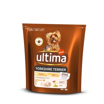 ULTIMA Croquettes au poulet & riz, pour Yorkshire terrier mini 1-10kg 