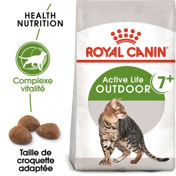ROYAL CANIN Croquettes chat OUTDOOR7+ CHAT D'EXTERIEUR DE PLUS DE 7 ANS 10KG