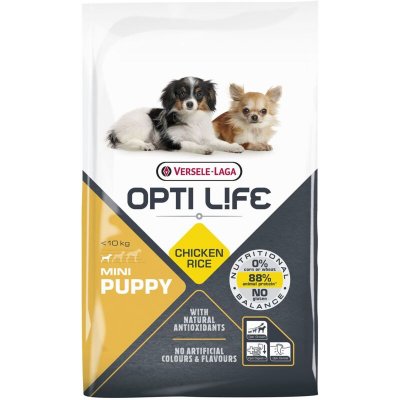 OPTI LIFE Croquettes  pour chiot petites races sac 7,5 kg