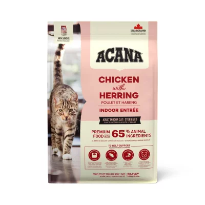 ACANA Croquettes pour chat st&eacute;rilis&eacute; Indoor Entr&eacute;e 1,8 kg - 