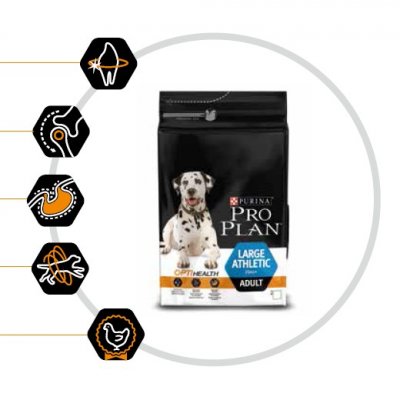 PRO PLAN PURINA Croquettes pour chien adulte de grande taille - PROPLAN - 14 kg