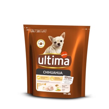 ULTIMA Croquettes Pour Chien Chihuahua Au Poulet  - Le Sac De 800g