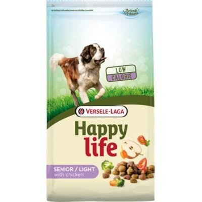 HAPPY LIFE Croquettes pour chien  Senior - Poulet - 15kg