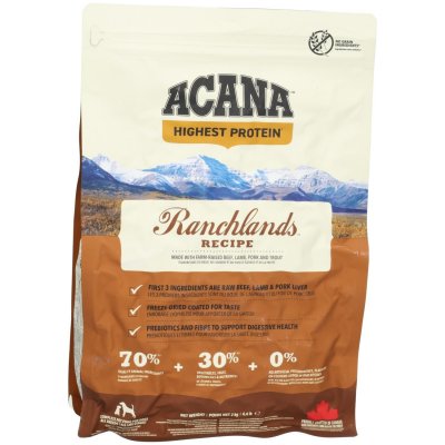 ACANA Croquettes Regionals Ranchlands pour Chien -  - 2Kg
