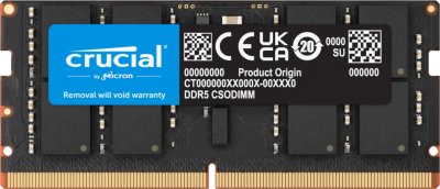 CRUCIAL  CT32G64C52CS5 32 Go 1x32 Go DDR5 6400 MT/s 262-pin SO-DIMM