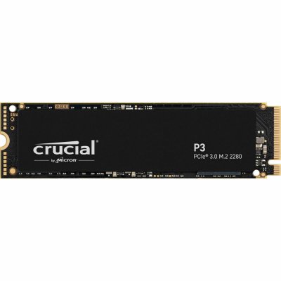 CRUCIAL  P3 Disque Dur SSD Interne 500Go 3500Mo/s 3D NAND M.2 NVMe Noir