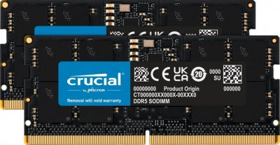 CRUCIAL  SO-DIMM 32 Go 2 x 16 Go DDR5 4800 MHz CL40 