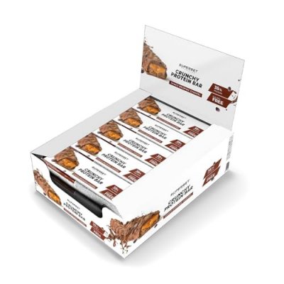 SUPERSET NUTRITION Crunchy Protein Bar (15x64g)Choco Brownie Caramel Barres Prot&eacute;in&eacute;es