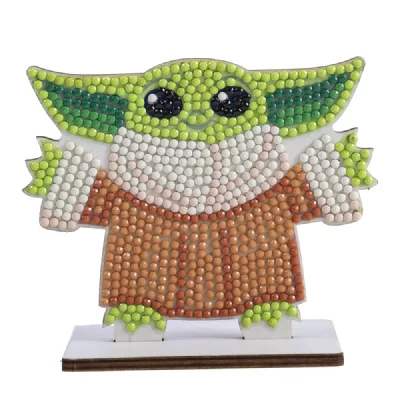 CRYSTAL ART  Kit figurine &agrave; diamanter Star Wars - Grogu