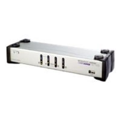 ATEN TECHNOLOGY Cs1744 Kvm Vga-usb 4 Ports Dual Screen Et Audio Aten
