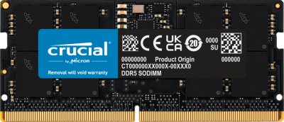 CRUCIAL Ct16g48c40s5 16go ddr5 4800mhz cl40 noir