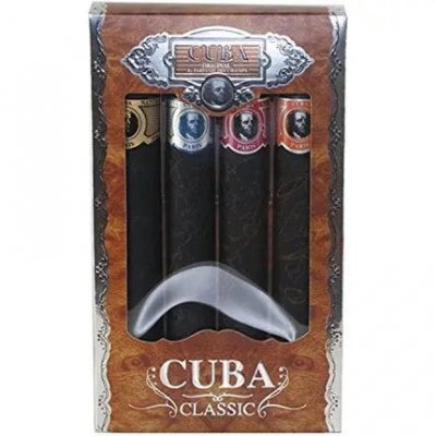 Cuba Set de Parfum Cuba 1.17oz cuba gold,1.17oz cuba blue, 1.17oz cuba red, 1.17oz cuba orange