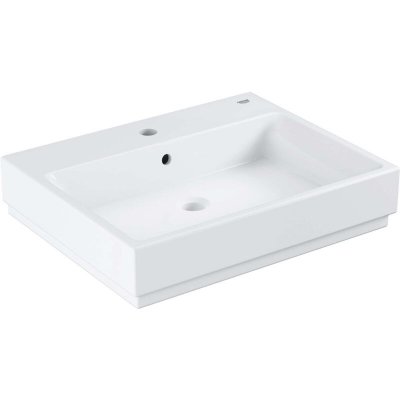 Cube Ceramic Lavabo, 600x490 mm, PureGuard, blanc alpin (3947300H)