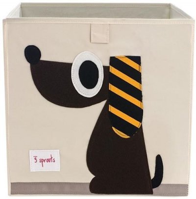 3 SPROUTS Cube De Rangement Chien 