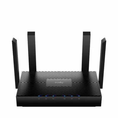 CUDY  WR3000 routeur sans fil Gigabit Ethernet Bi-bande (2,4 GHz / 5 GHz) Noir