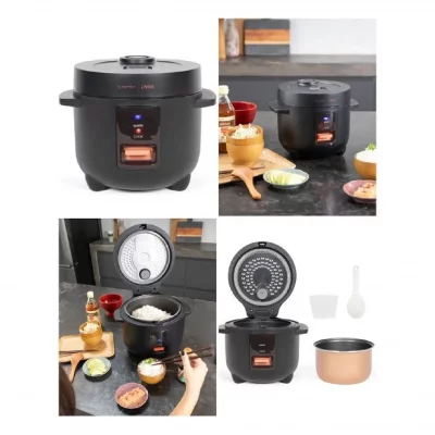 LIVOO Cuiseur &agrave; Riz - NO NAME - 1.2L - 400W - Arr&ecirc;t automatique - Rev&ecirc;tement antiadh&eacute;sif