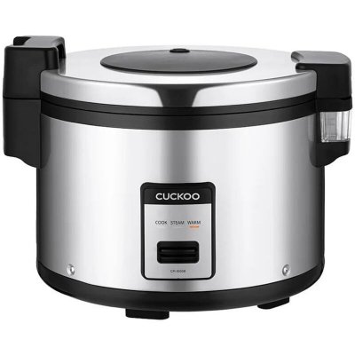 CUCKOO Cuiseur &Agrave; Riz Professionnel 6,3 L Acier Inoxydable Argent/ Noir 35 Cups 