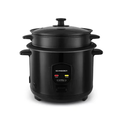 SCHNEIDER Cuiseur &agrave; riz -  - Souffle de Riz - 18 L - Noir - Maintien au chaud