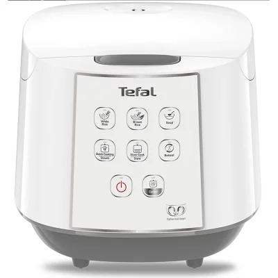 TEFAL Cuiseur &agrave; riz  Easy Cook+ RK732100&nbsp;Blanc et gris 