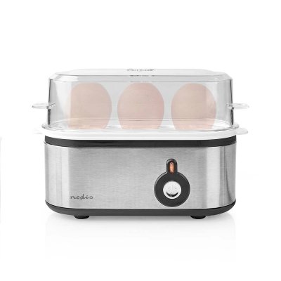 NEDIS Cuiseur d'oeufs KAEB120EAL Aluminium / Noir