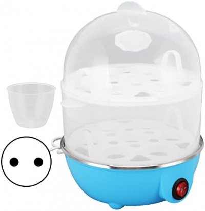VENDOS85 Cuiseur &eacute;lectrique 14 oeufs double couche - Neuf