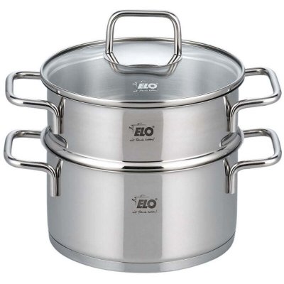 Cuiseur vapeur en inox 18 cm de 2 litres Citrin ref 7271826