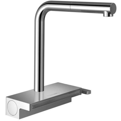 HANSGROHE Cuisine aquno select m81 250 douchette extractible 2 jets, chrom&eacute;