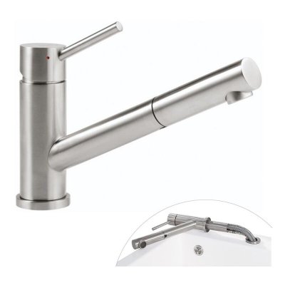 VILLEROY & BOCH Cuisine rabattable como shower window, acier massif, sans nettoyant