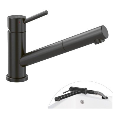 VILLEROY & BOCH Cuisine rabattable como shower window, anthracite, sans nettoyant