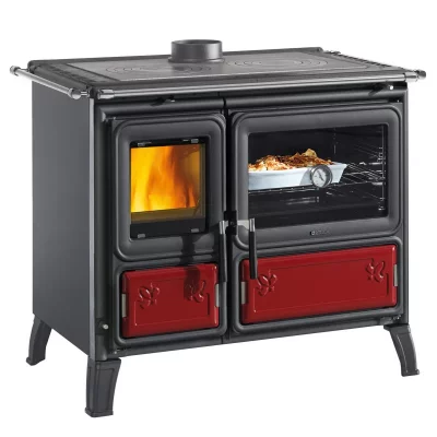 NORDICA Cuisini&egrave;re &agrave; bois 8.7 kw bordeaux Extraflame MILLY.16BORDEAUX