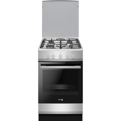 FAGOR Cuisini&egrave;re &agrave; gaz - -FACG202S - 4 foyers - 74 L - 50 x 60 cm - Silver 