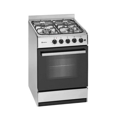 MEIRELES Cuisini&egrave;re &agrave; Gaz  M540XST 55L 4 Br&ucirc;leurs Gris