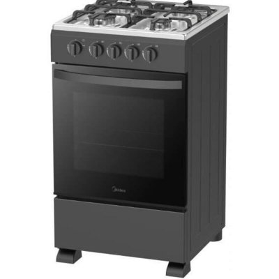 OCEANIC Cuisini&egrave;re &agrave; gaz -  - OCEACG5055GB - 4 feux - 7700 W - Noir