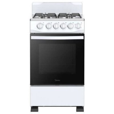 OCEANIC Cuisini&egrave;re &agrave; gaz -  - OCEACG5055GW - 4 feux  - 7700 W - Blanc